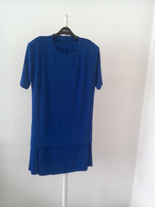 Costum - bluză și fustă - casual - mărime: 48/50