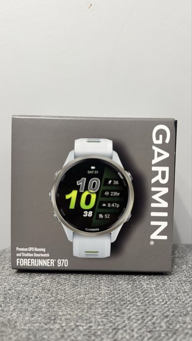 New Garmin Forerunner 970 White