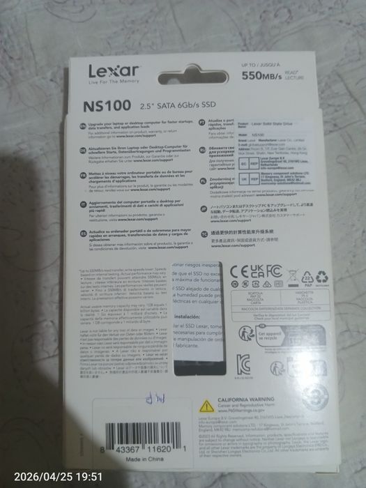 SSD 512gb для ноутбука