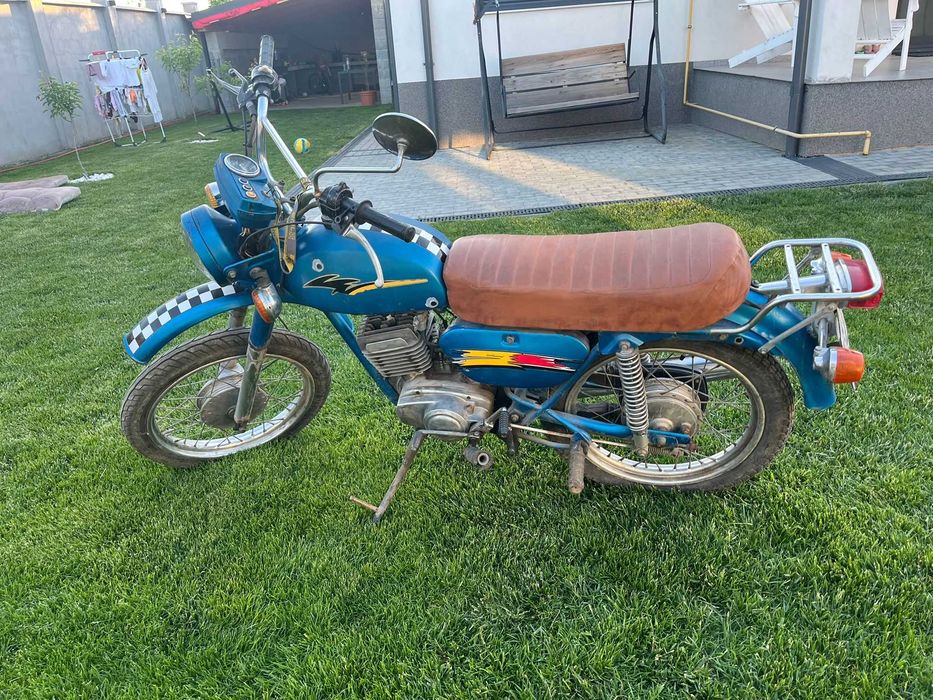 Motocicleta Minsk 125, inmatriculata