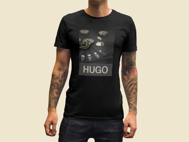 Тениски HUGO BOSS принт 8 модела