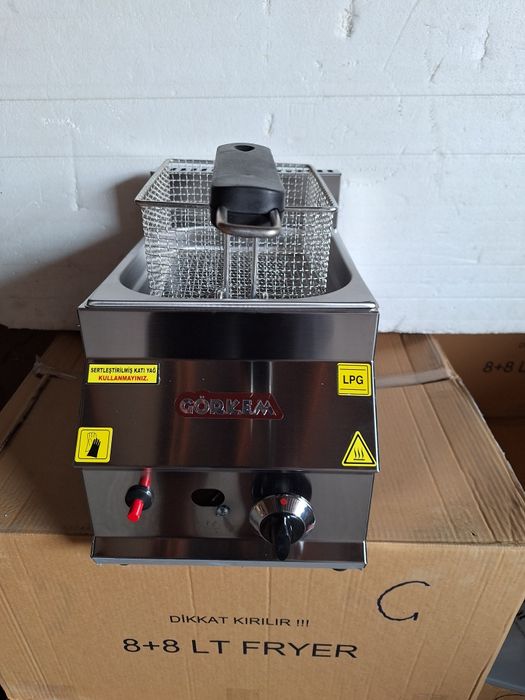 Фритюрник  Газов  5л. фритюрник