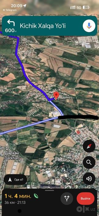 Продажа участка в Кибрайском районе, 80 соток.