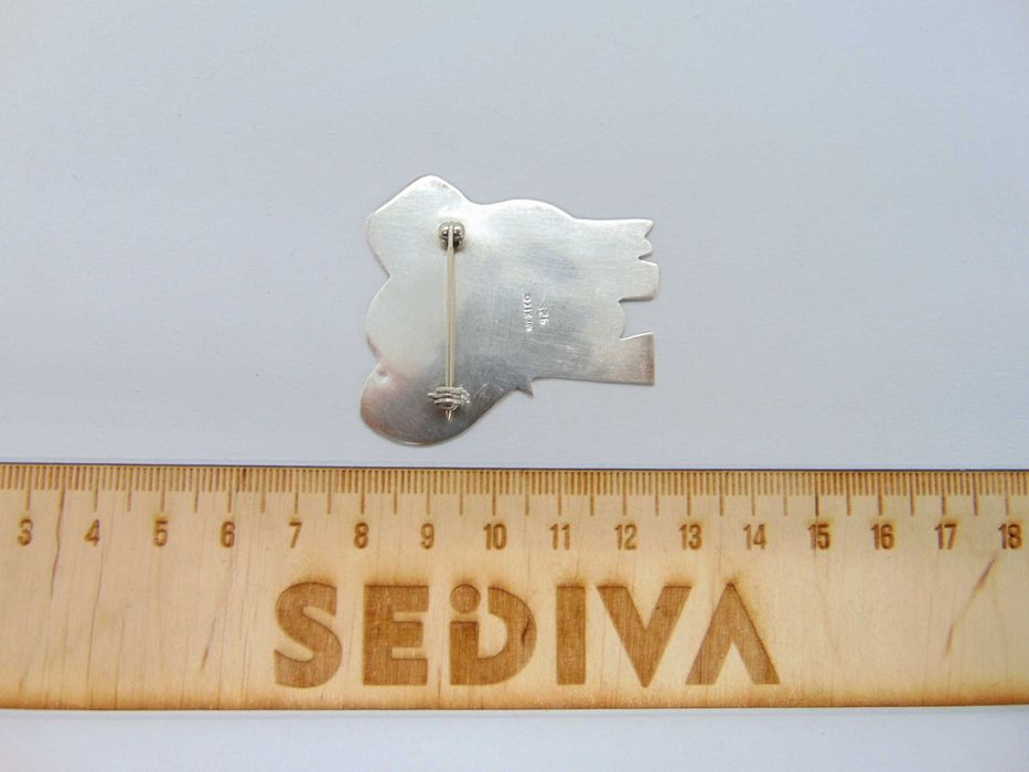 Brosa elefant din argint Mexic