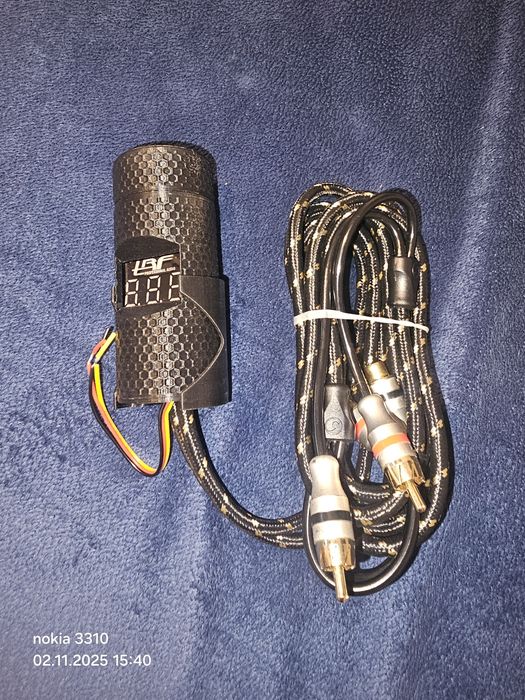 Remote/telecomanda bass rca cu voltmetru (ground zero/alphard/dd/edge)