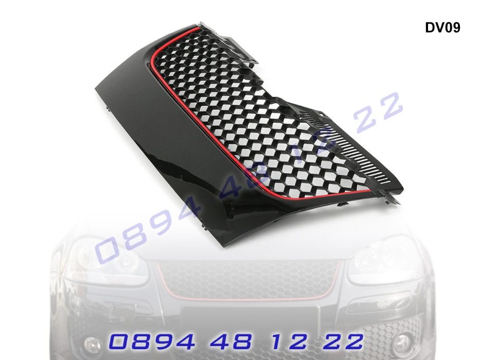 Тунинг Маска Предна Решетка Броня GTI Решетки VW GOLF 5 V Голф