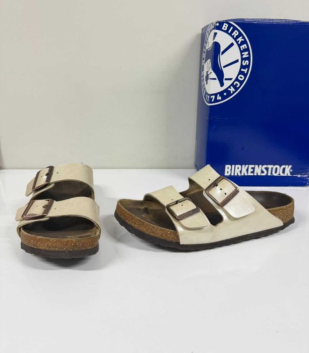 Birkenstock Arizona Metallic Gold