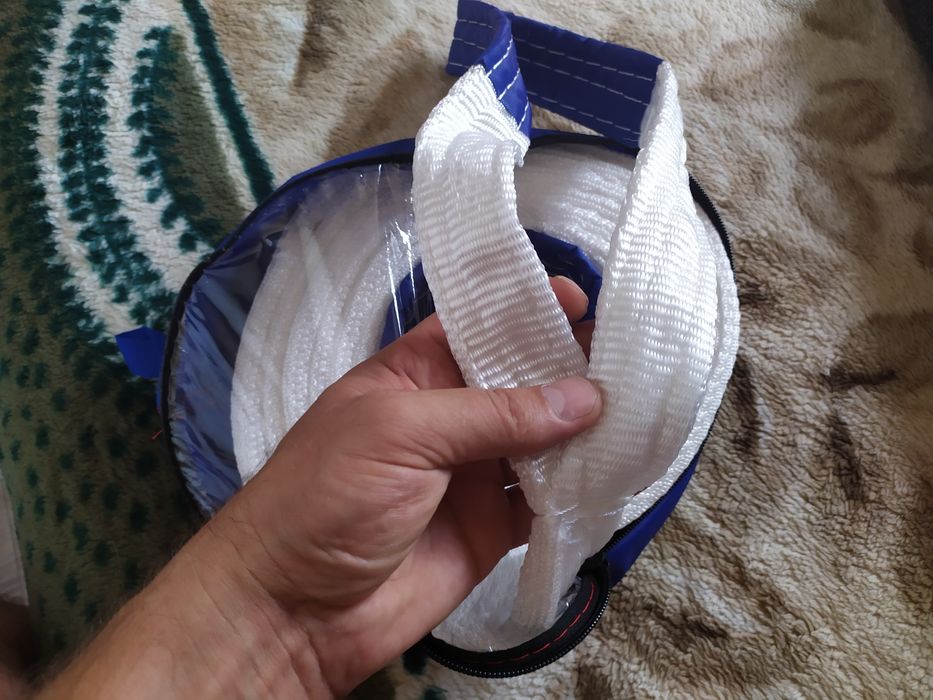 Трос ленточный, буксировочный. 4-метра