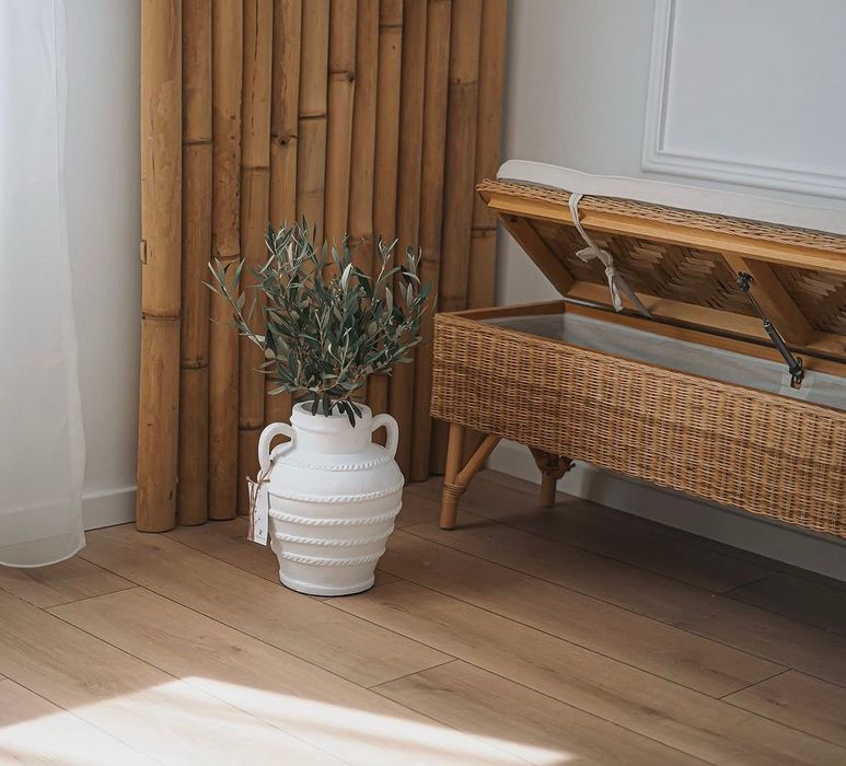 Bancheta panou bambus