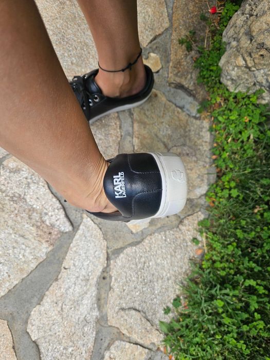 Karl Lagerfeld кожени кецове