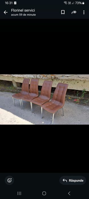 Vand 4 scaune în stare foarte buna