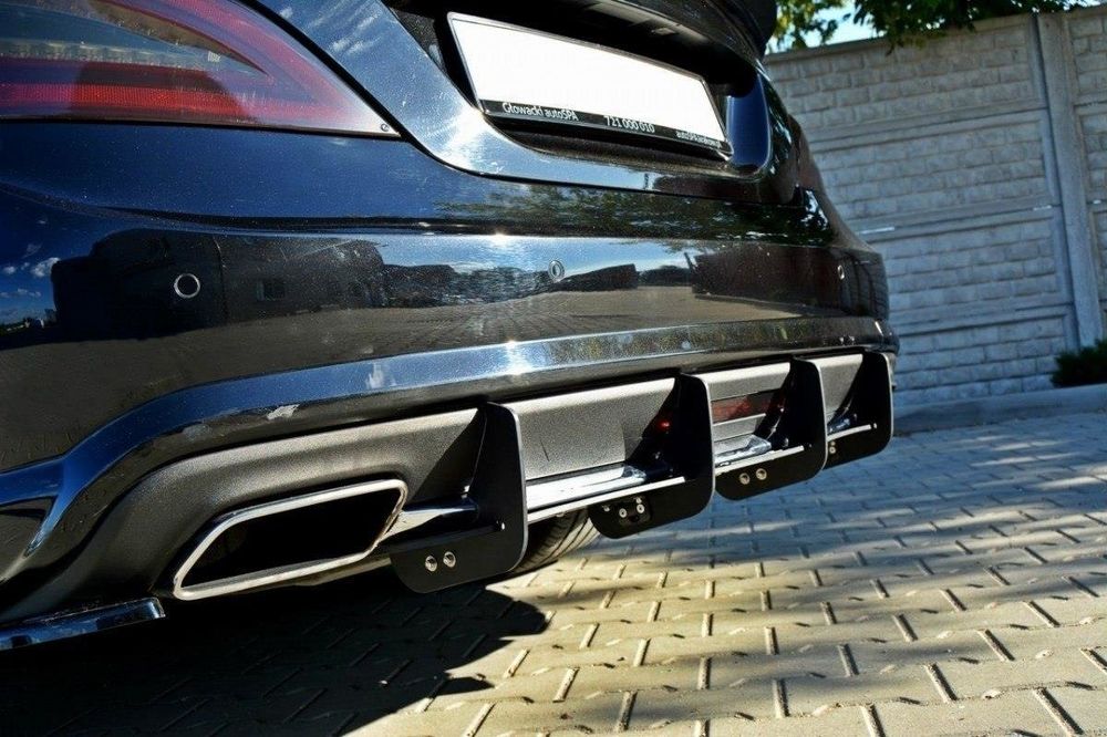 Добавка за задна AMG броня Maxton design за Mercedes Benz CLS W218 (2011-2014)