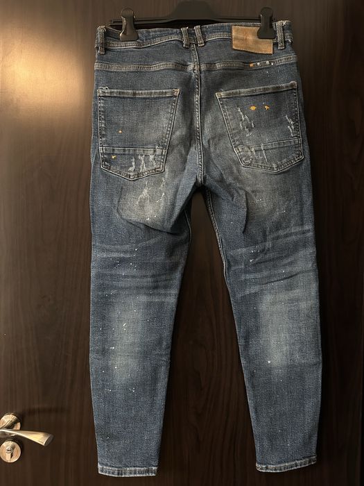 Мъжки сини дълги дънки