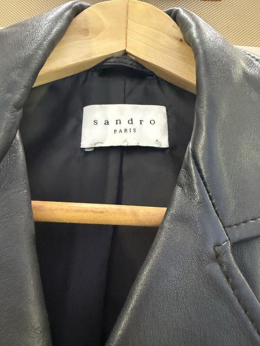 Кожаная куртка Sandro Paris оригинал