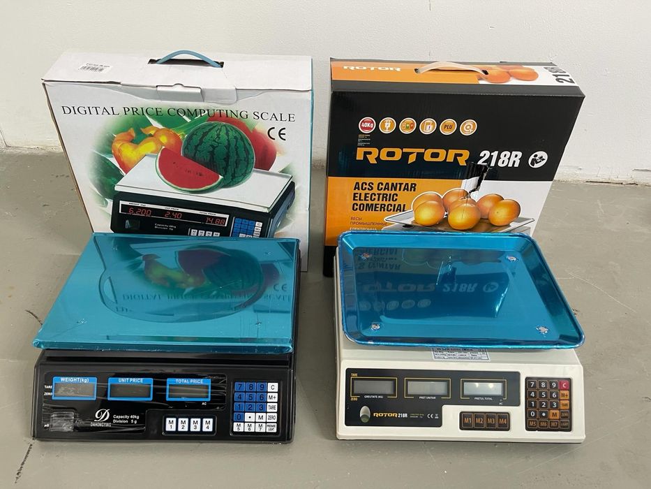 Cantar electronic cu ecran LCD max 40kg cu baterie