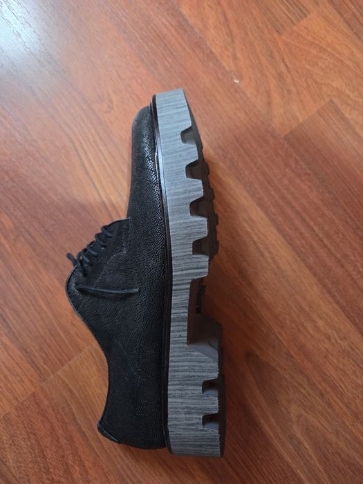 Pantof unicat piele emporio talpa inalta