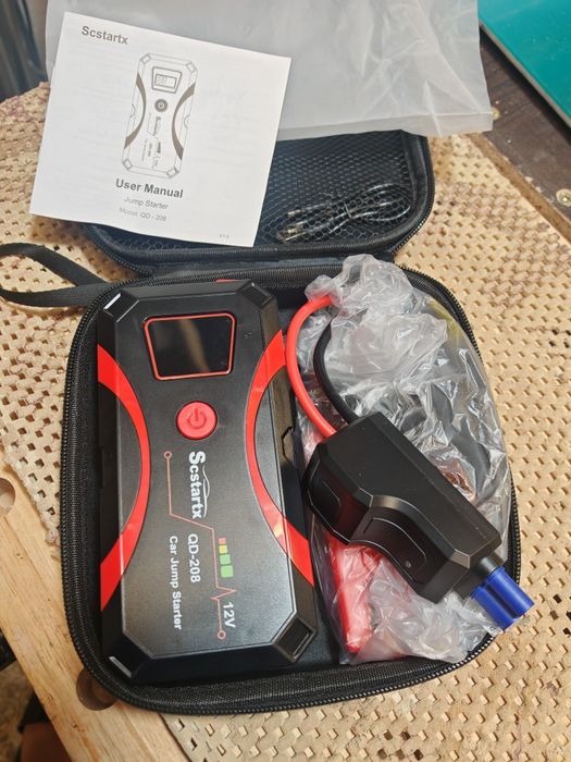 Преносим стартер за автомобил Scstartx QD-208, 2000A, 12V
