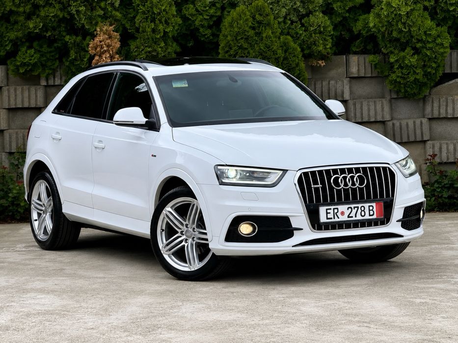AUDI Q3 2012 S-LINE 4x4 AUTOMAT 2.0 TDI‼️BI-XENON LED PANORAMA Keyless Entry/Go Padele Navigatie‼️Impecabil