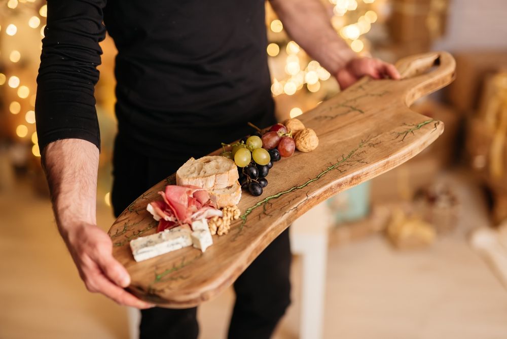 Elemente din lemn masiv și rășină epoxidica!