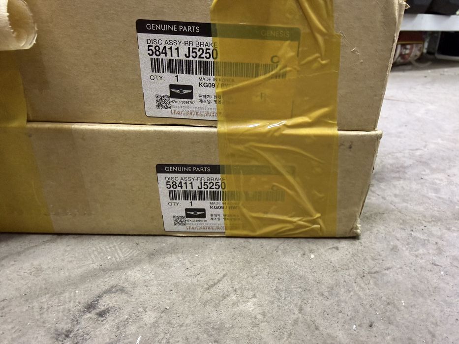 Тормозные диски g70, stinger, genesis, kia