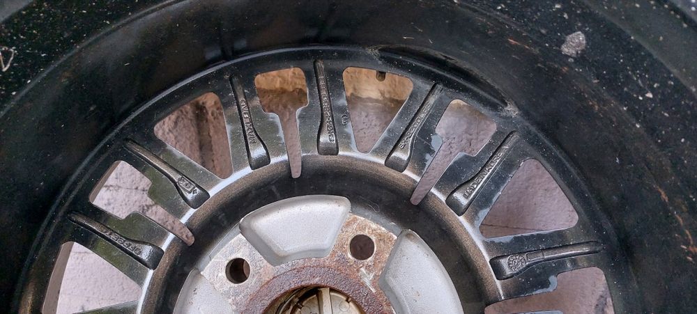 Титановый диск с резиной