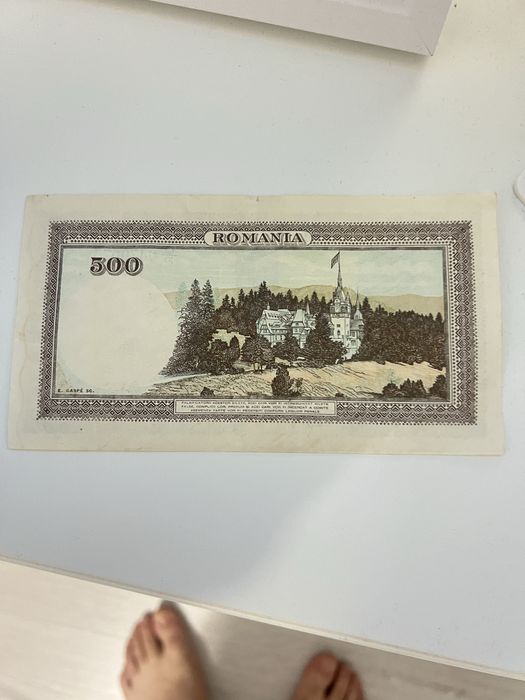 Bacnota de 500 lei din 1942 si Bacnota de 2 lei 1938