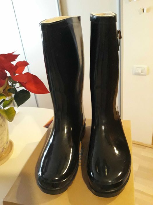 Cizme ploaie Anglia marime 38 Noi cu lana in interior