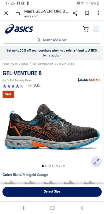 Asics sneakers gel venture 6