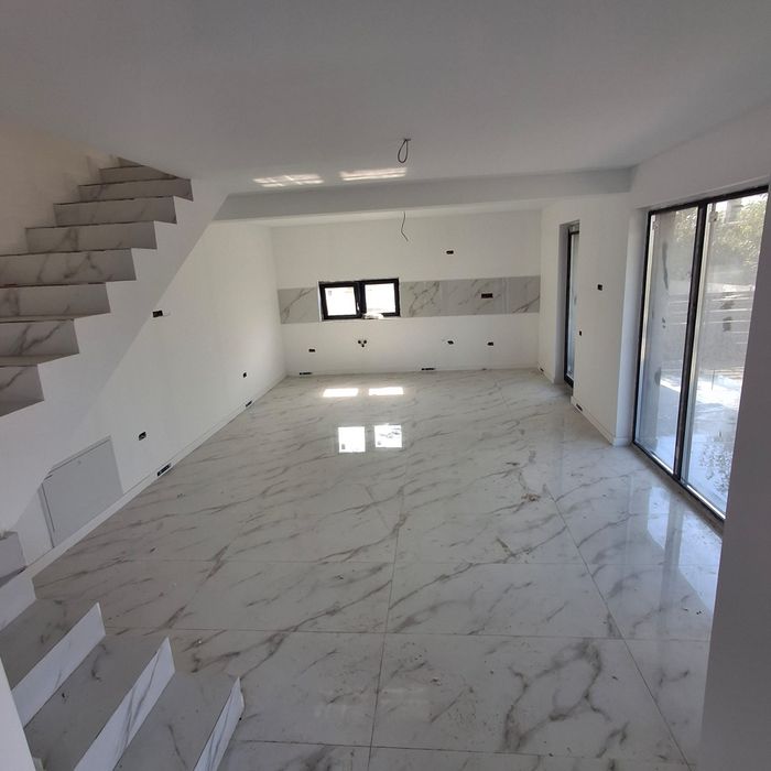 De vanzare casa vila in comuna berceni .Pompa de caldura si incalzire in pardoseala