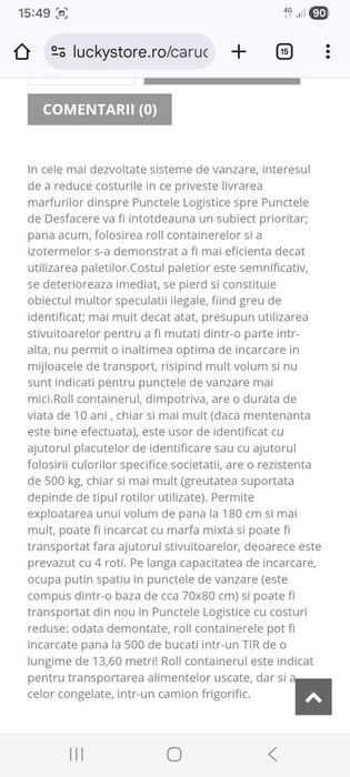 Carucioare marfa pliabile!