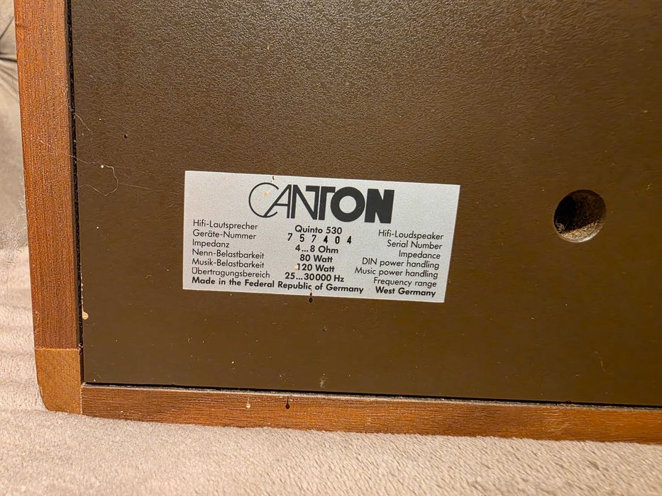 Vand boxe Canton Quinto 530
