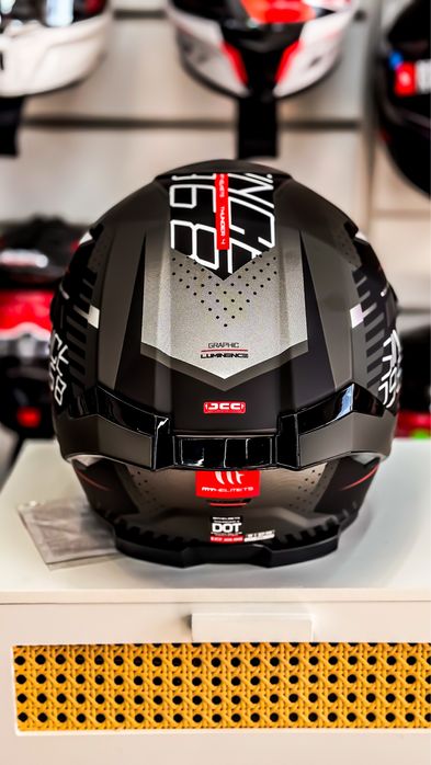 Casca Moto MT Thunder 4 Luminence Negru/Gri Mat