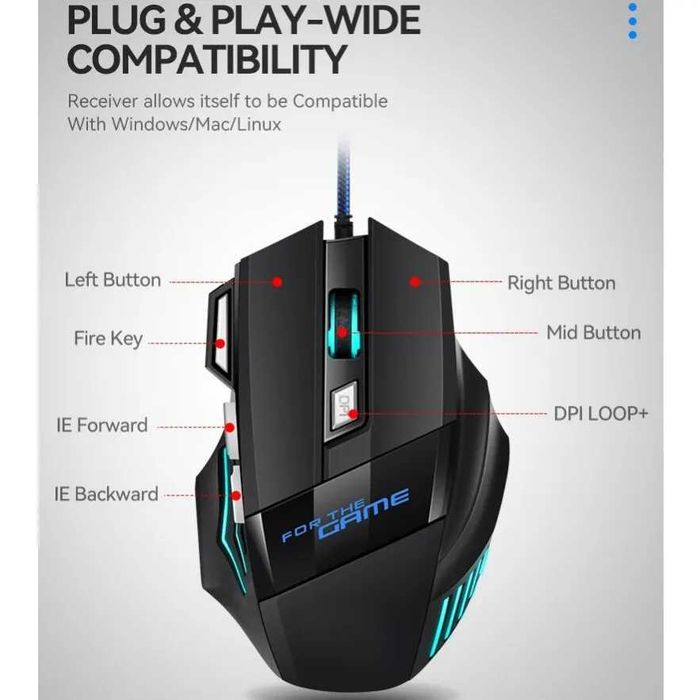 RGB O'yin sichqonchasi (RGB Gaming Mouse)