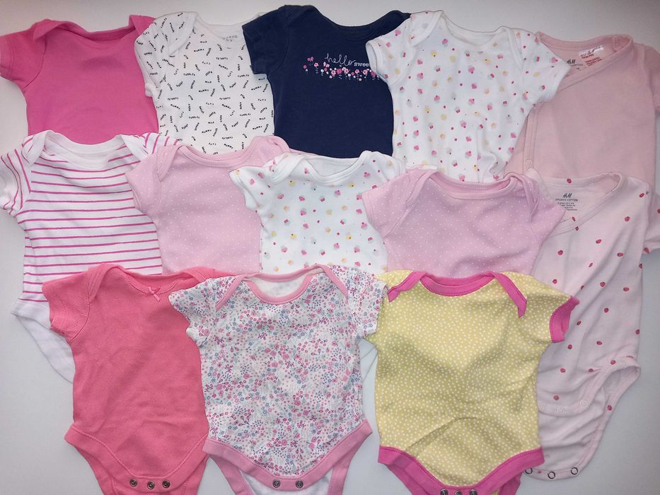 Маркови бебешки бодита с къс ръкав / боди с къс ръкав + ПОДАРЪК