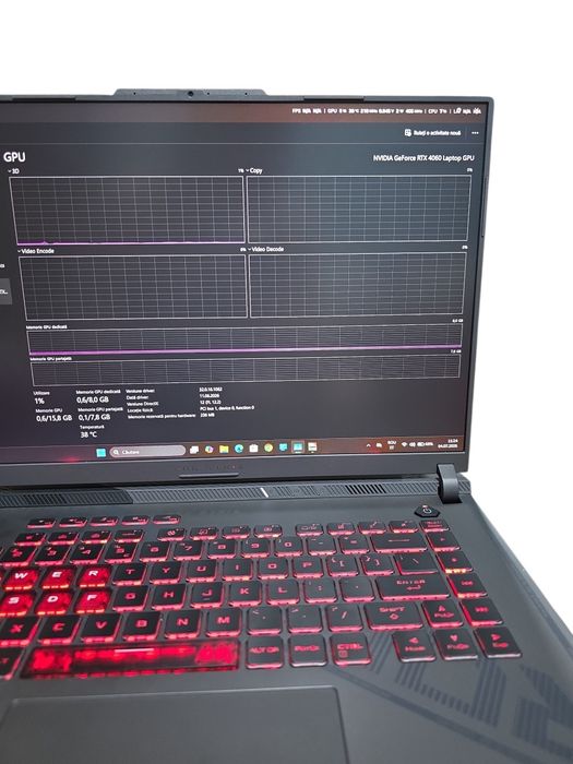ASUS ROG Strix G16 (G614JU) Impecabil - i7-13650HX | RTX 4060 | Garanție ASUS 12.2026