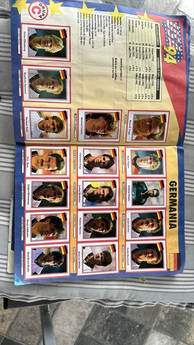 Album cupa mondiala SUA 2004, gen Panini