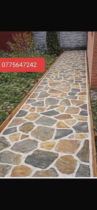 piatra naturala de munte si amenajare