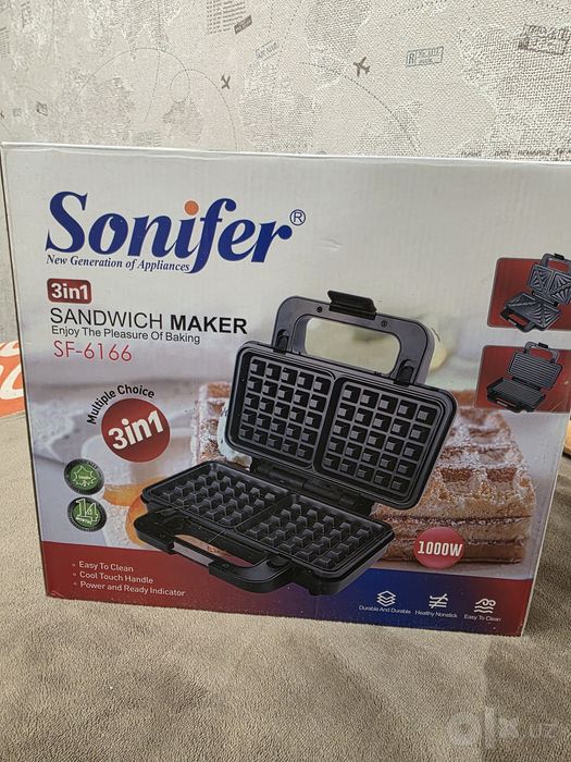 Продаётся вафельница Sonifer 3 в 1