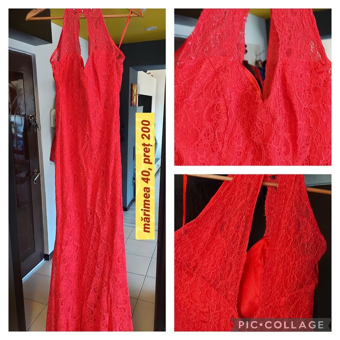 Rochii de seară, purtate de câteva ori, pe comanda și din magazin