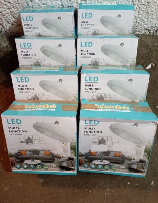 Lustre Led cu Ventilator