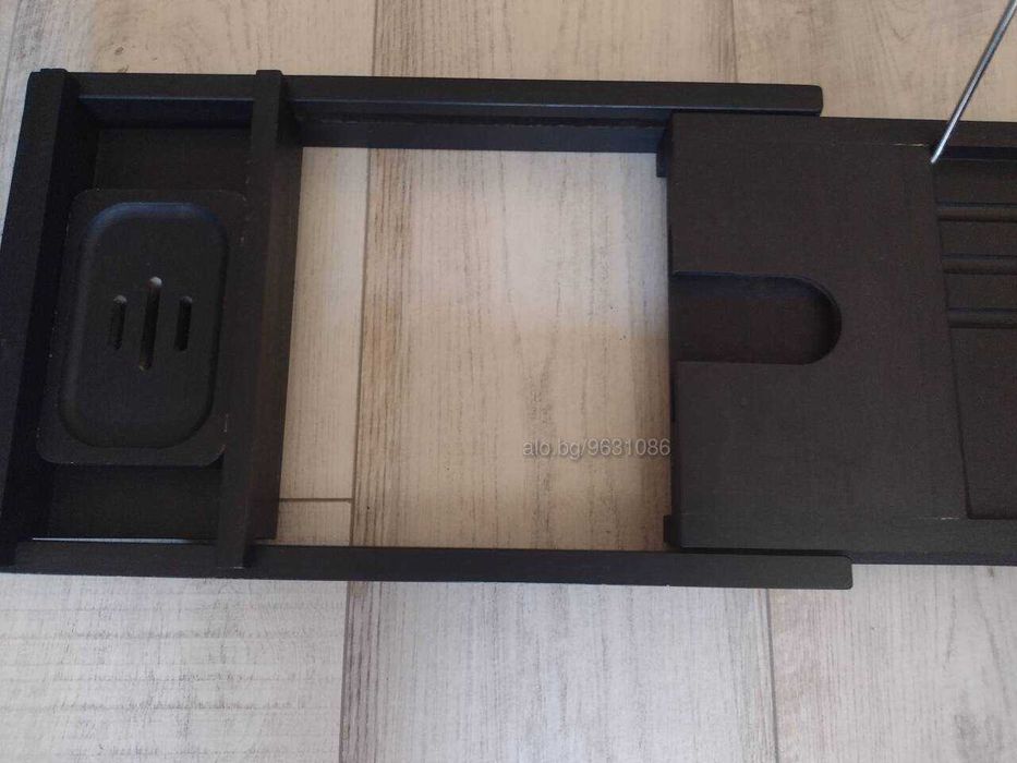 Маса помощна разтегателна Chaho create a home дървена черна