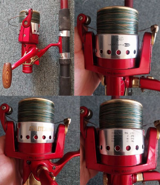 Директен телескоп, различни видове въдици, макари