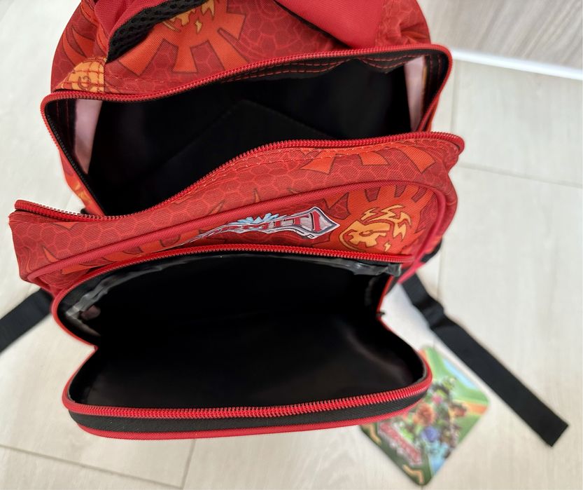 Rucsac / ghiozdan copii grădiniță, 2 compartimente, 25x15x30 cm, Nou