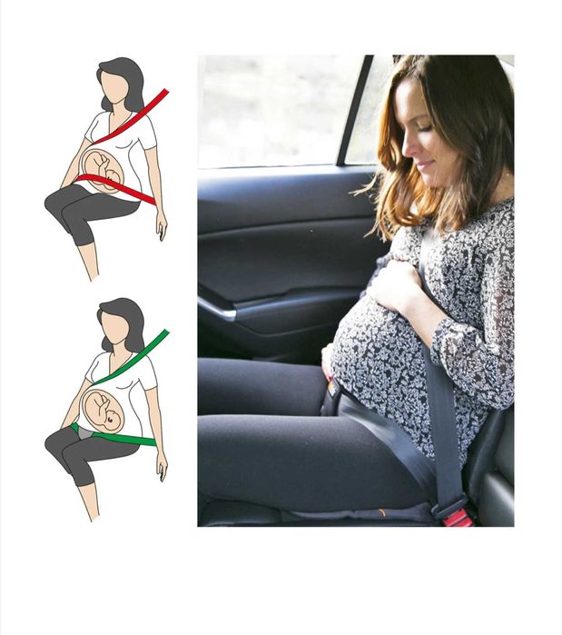 Deviator centură siguranță gravide - BeSafe Pregnant iZi FIX