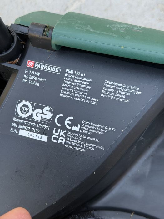 Parkside PBM 132 B1  Бензинова косачка
