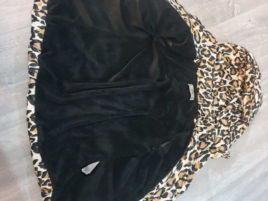 Geaca fetițe leopard