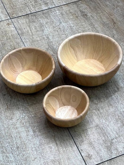 Коса деревянная 3шт набор Thailand (код ACA B4R 3)