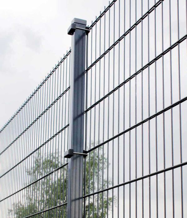 Panou gard 2D dublu fir 6/5/6 verde RAL 6005, Panou fir dublu h=1630mm