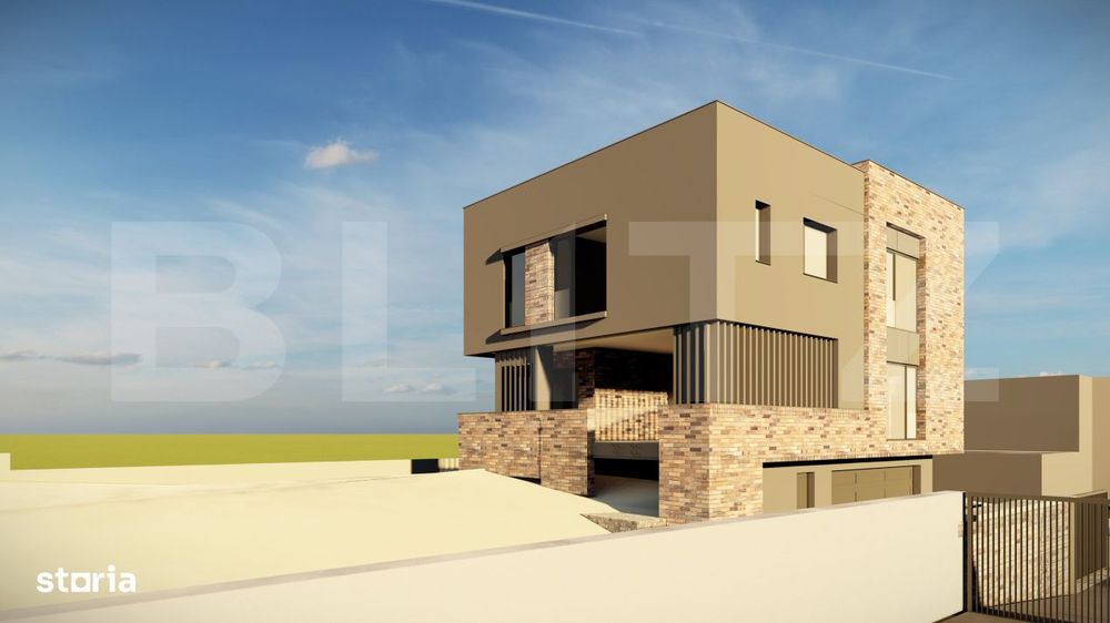 Teren 843 mp, Cartier Europa | Proiect Autorizat Vila S+P+E | Utilitat