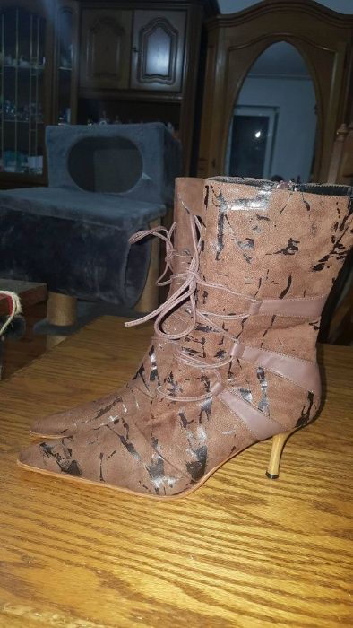 cizme western cu toc